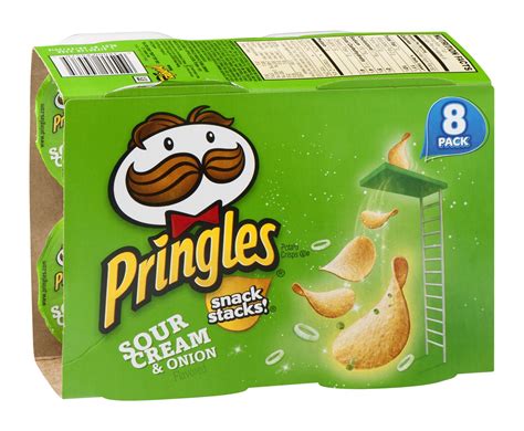 Galleon Pringles Snack Stacks Pack Sour Cream And Onion Flavored 592