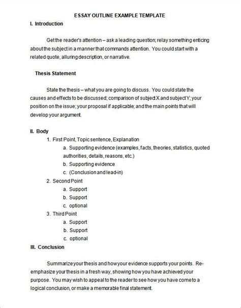 Writing a position paper means you have to present a personal view from many sides. 35+ Outline Templates - Free Word, PDF, PSD, PPT | Free ...