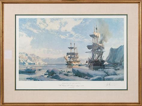 Lot John Stobart American B 1929 Whaling In The Arctic The