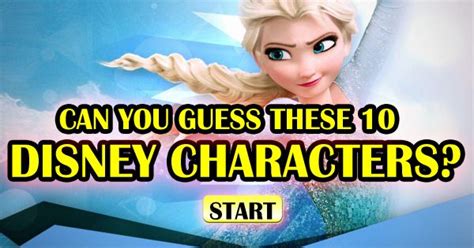 Well Give You A Few Clues Can You Guess These 10 Disney Characters Give It A Try Disney