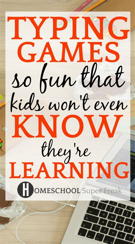 12 Free Fun Typing Games For Kids To Learn Keyboarding Homeschool