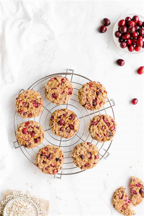 Stevia, vanilla extract, sugar, egg, ground almonds, unsalted butter. Healthy Cranberry Orange Oatmeal Cookies | Amy's Healthy Baking
