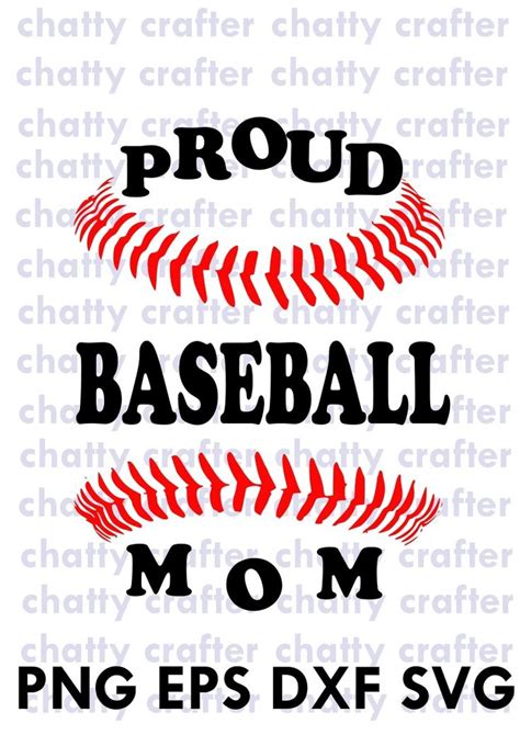 Proud Baseball Mom Funny Shirt Sayings Baseball Mom Crafty Projects