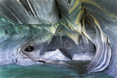 Marble Caves Sanctuary Caused By Water Erosion General Carrera Lake