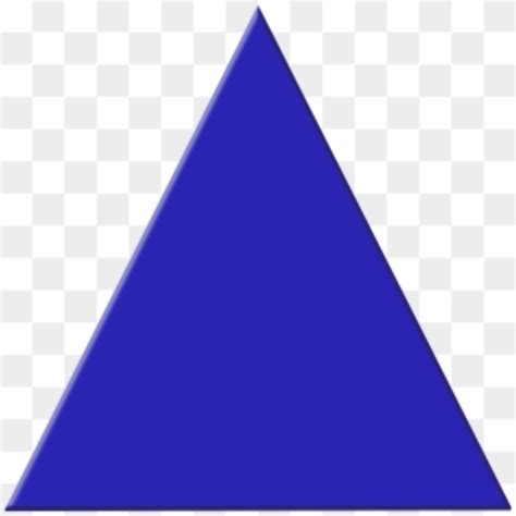 Blue Triangle Clip Art