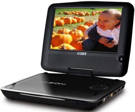 Coby Tfdvd7309 Widescreen 7 Inch Portable Dvdcdmp3 Player Display