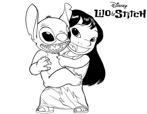 Lilo And Stitch Coloring Pages Printable Coloring Pages For Kids