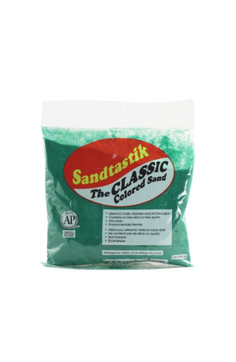 Classic Colored Sand Emerald Green 1 Lb 454 G Bag