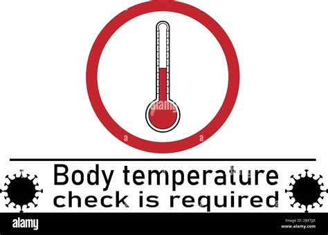 Body Temperature Check Stock Vector Images Alamy
