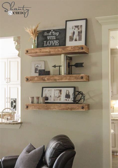 Diy Floating Shelves Floating Shelves Living Room Living Room Decor