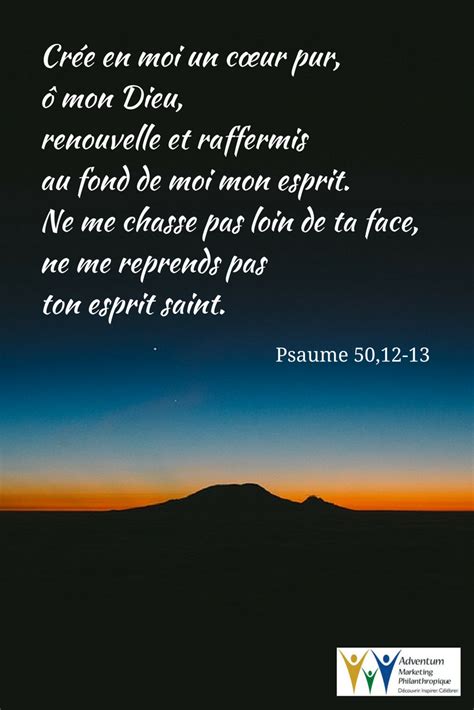 21 Février 2018 Psaume 50 12 13 Psaumes Psaume 50 Texte Biblique