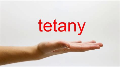 How To Pronounce Tetany American English Youtube
