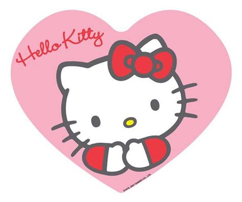 Hello Kitty Heart Shaped Metal Sign Hello Kitty Kitty Kitty