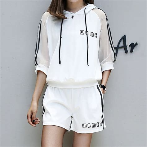 Summer Women Tracksuits 2019 Casual Ladies Clothing Set 2 Piecestee