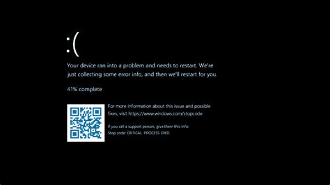 The Infamous Blue Screen Of Death Bsod Will Be Black In Windows 11 Vrogue