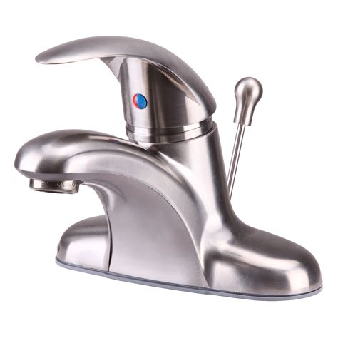 Installing a single handle bathroom faucet on either the tub or on the sink is a great way to upgrade your bathroom. "Vantage Collection" Single-Handle 4″ Centerset Lavatory ...