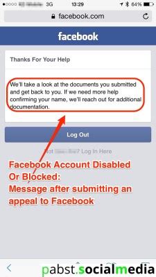 List of other people in facebook groups having their account disabled and restricted. Facebook account disabled_message after submitting an ...