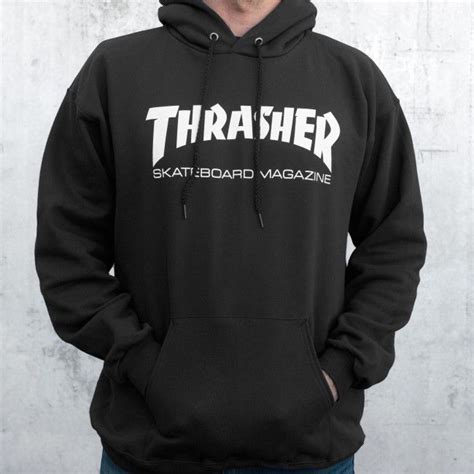 Bluza Thrasher Skate Mag Logo Hood Black