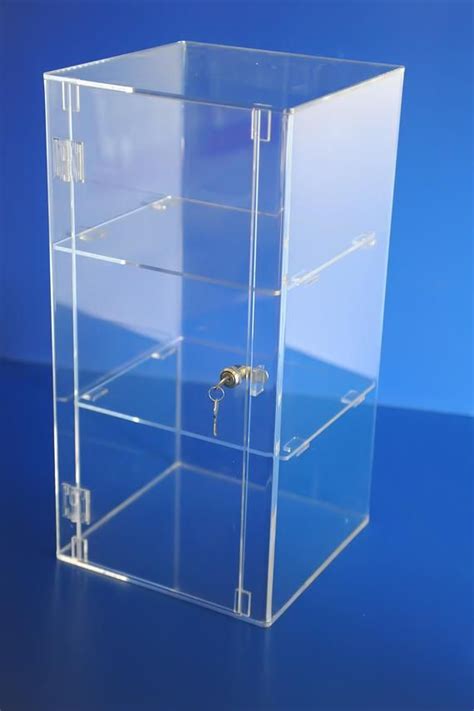 Acrylic Perspex Lockable Display Cabinet 600 X 300 X 300 Etsy