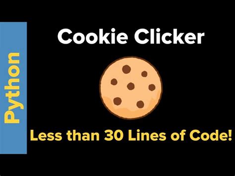 Python Game Programming Simple Cookie Clicker