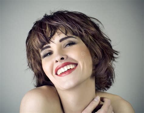Photo Of Beautiful Laughing Woman Stock Image Image Of Captivated