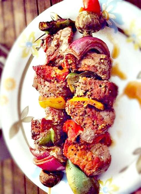 Bake about 12 minutes for marinated & grilled lamb (or steak) shish kabobs · combine marinade ingredients in a bowl and mix to combine. Pin on Amazing Appetizers!