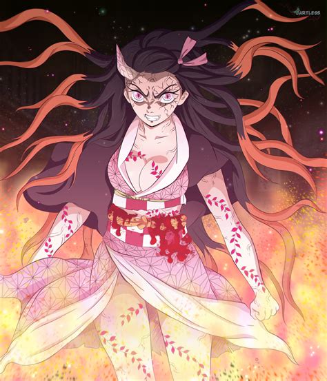 Nezuko Kamado Transformation Animewpapers Demon Slayer