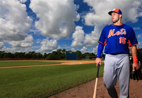 Tim Tebow Hits Homerun In First Baseball Game Time