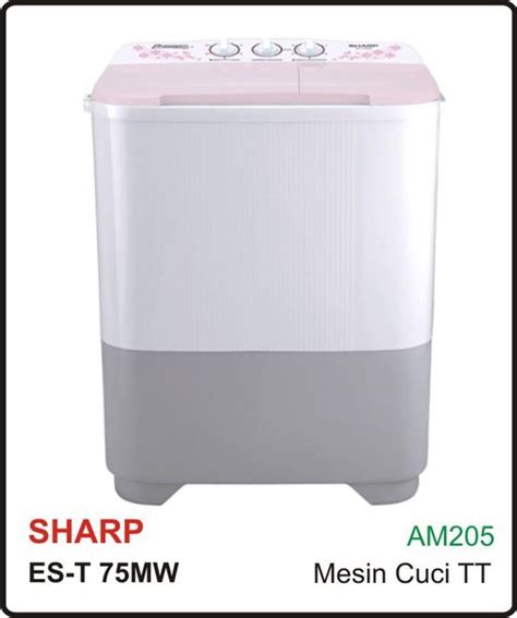 Rp 1.395.000 merupakan harga untuk model sharp mesin cuci 7 kg mesin cuci 2 tabung es t80mw. Jual mesin cuci sharp est75mw 7 kg 2 tabung di lapak ...
