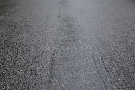 Wet Asphalt Road On A Rainy Day Stock Image Image Of Paving Road