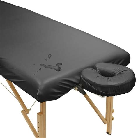 saloniture 2 piece waterproof massage table sheet set includes machine washable fitted sheet