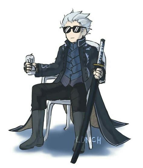 Vergil Chair Personagens De Games Ilustração De Personagens Anime Meme