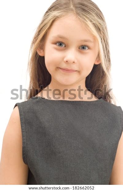 Beautiful Little Girl Long Hair Stock Photo 182662052 Shutterstock