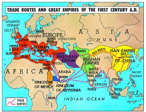 Ad Trade Routes Middle East Ancient Maps History World History