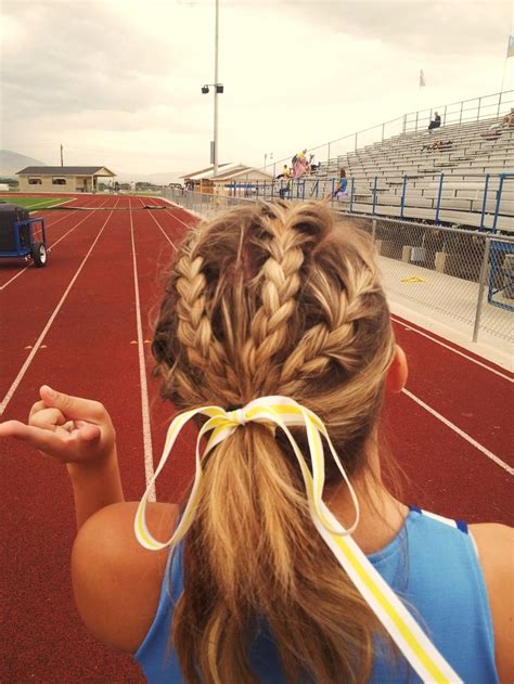 Braidsthis Would Be Cute For Volleyball Games And Track Meets