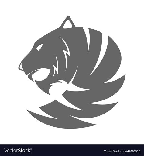 Tiger Logo Icon Design Royalty Free Vector Image