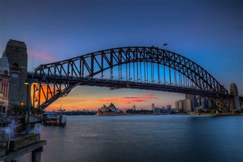 Sydney Harbour Bridge Taken At Sunrise From Milsons Point Flickr