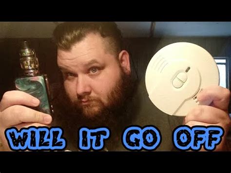A smart smoke detector provides reliable protection for you and your family in the event of a fire. Will vaping set off a smoke detector? - YouTube