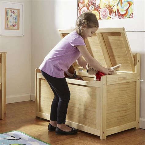 Melissa And Doug Wooden Toy Chest In Honey Nebraska Furniture Mart