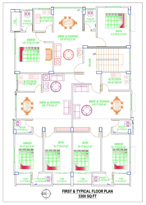 Single Unit Duplex House Design First Floor Plan House Plans And