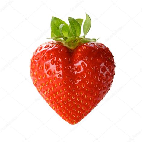 A Heart Shaped Strawberry — Stock Photo © Asimojet 8588481