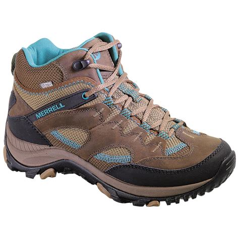Womens Merrell Salida Mid Waterproof Hiking Boots 617460 Hiking