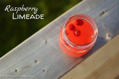 Raspberry Limeade Cold Drinks Beverages Limeade Lunches And Dinners