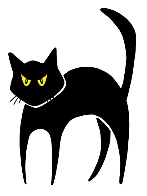 Chat Noir Dessin Silhouette Halloween Coloriage Halloween Boo Chat