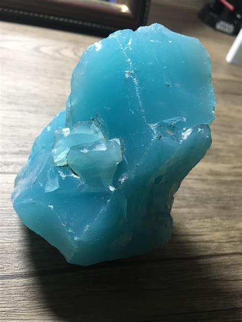 Just Found This Amazing Blue Rock While Hiking I Made Sure Its Not
