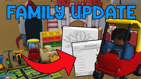 Bloxburg Family Update New Permissions Furniture Family Tree Roblox Bloxburg Youtube