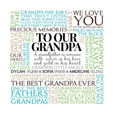 Grandpa T Grandpa Printable File Personalized Grandpa