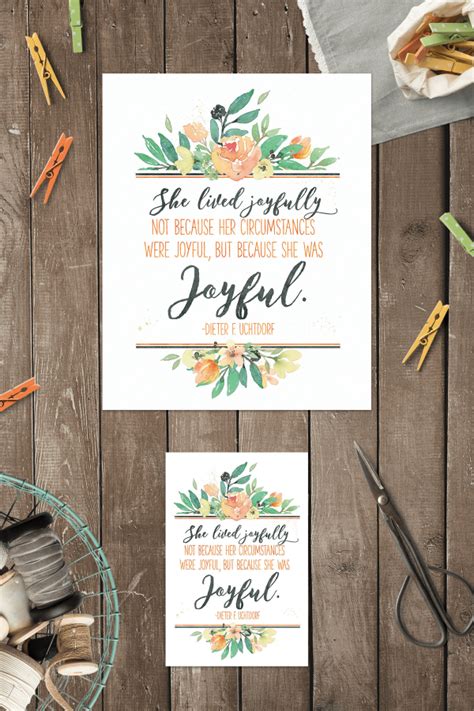 Ministering Printable Handout Joy Ministering Printables