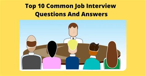 Top 10 Common Job Interview Questions And Answers With Pdf Eaa