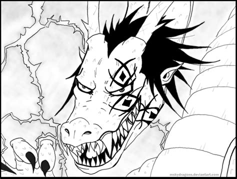 One Piece Dragon By Mskydragons On Deviantart